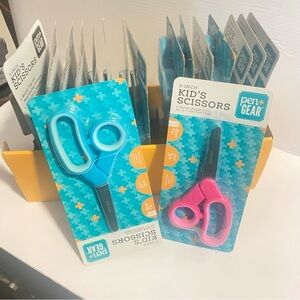 Pen+Gear 5" Kids Scissors - Blue & Pink (Set) -15 back to school preschool